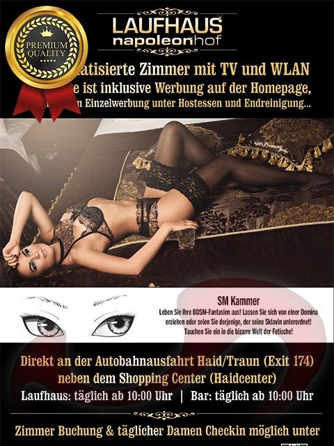 Laufhaus Napoleonhof in Oberösterreich / Haid bei Ansfelden , Wiener Straße 33