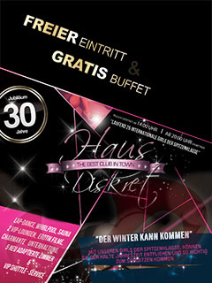  - Nightclubs | Nachtclubs:  Nightclub Haus Diskret  in Salzburg  / Saalfelden , Harham 51 